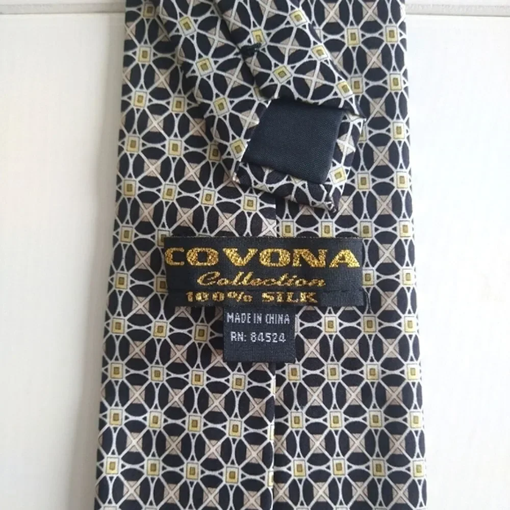 Vintage Covona Collection Silk Tie
